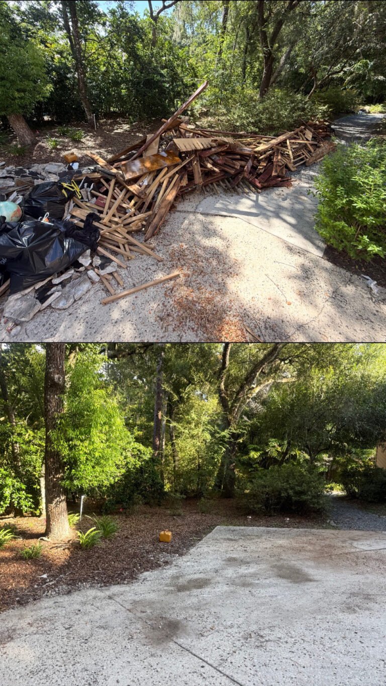 Large curbside junk removal completed in Clearwater, FL by No More Junk.